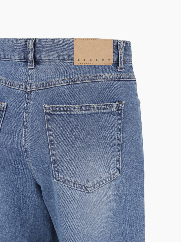 Blue straight leg jeans - sisley k jeans regular - Blue | Sisley K image number 4